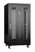 Cabeus ND-05C-22U60/60-BK Шкаф монтажный телекоммуникационный 19" напольный 22U, Цвет черный (RAL 9004)