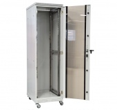Шкаф напольный 19" ШТ-НП-24U-600-800-С, 24U (19" 600x800), дверь стекло ССД