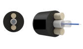 Оптический Дроп (DROP) кабель круглый, 1 волокно, SM 9/125, G.657.A1, 3 кН