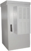 Шкаф климатический телекоммуникационный уличный односекционный малогабаритный серии ШТУ-П-01 для монтажа на фундамент