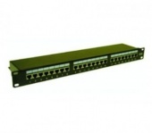 CKC-Line РР-19"-24RJ45-S-IDC-110 Патч-панель 24хRJ45 экранированная, контакты IDC, тип 110