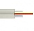 Оптический кабель плоский армированный FTTx-Line bow lszh, белый, G657A1