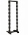 Стойка однорамная 19" телекоммуникационная черная СТ-33U-1М-К-Ч (комплектная) ССД